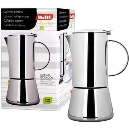 Cafetière Express 4 Tasses IBILI en Inox 18/10 - Modèle 620304