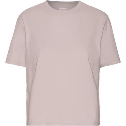 Dames-T-shirt Colorful Standard Organic Boxy faded pink