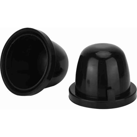 2 Stuks 85mm Zwarte Rubberen Auto LED Koplamp Stofkap Behuizing Afdichtdop Waterdicht black
