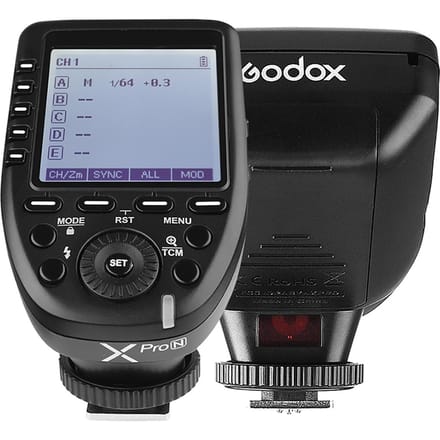 Godox Xpro-N i-TTL Émetteur de déclenchement flash avec grand écran LCD 2,4 G Système X sans fil 32 gray