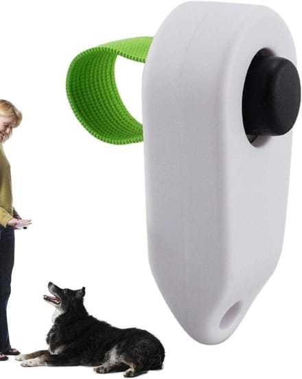 Hondentrainer Clicker - Honden Clicker Tool - Gedrag Trainen - Heldere Klik Geluid - 8 x 8 x 1.7 cm