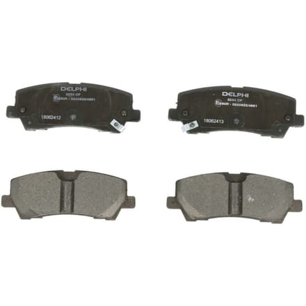 Remblokset DELPHI LP3254, achter