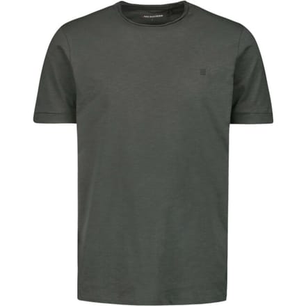 No Excess T-shirt crewneck slub dark grey
