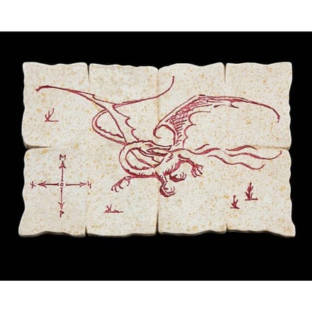 Weta Workshop Hobbit Magnet Dragon Map