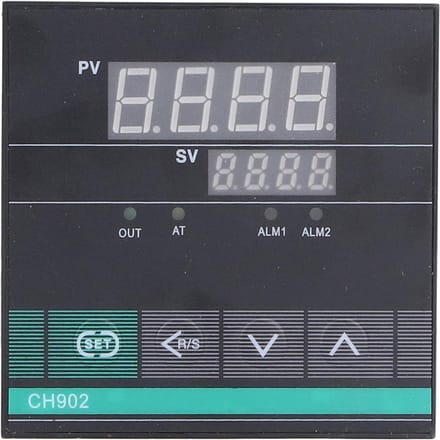 Contrôleur de température PID Relais SSR Thermostat numérique intelligent pour four alimentaire AC220V gray