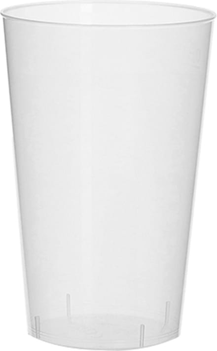 Herbruikbare Transparante Bierglas 33cl (25stk)