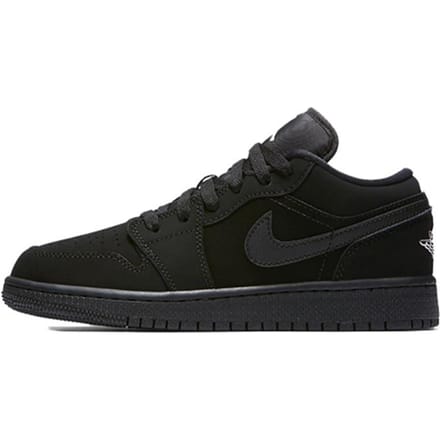 Jordan 1 Retro Low GS Triple Black 553560-019 37.5