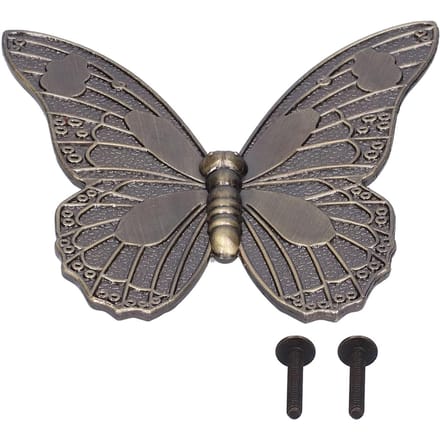 Poignée Forme Papillon Trou Simple Double Trou Bouton de Meuble Tirette pour Tiroir Porte Maison