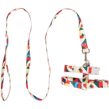Harnais et Laisse pour Chat Ensemble Anti-Évasion Réglable Léger Harnais pour Chat Corde de Traction pour Grands Petits Chatons S size white