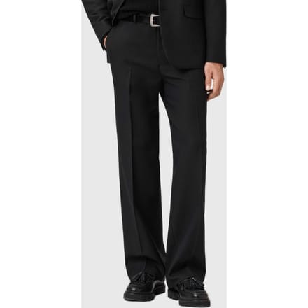 AllSaints Kido Trouser Black Maat: W38 | Tailored Broeken Outlet | Heren | Zwart