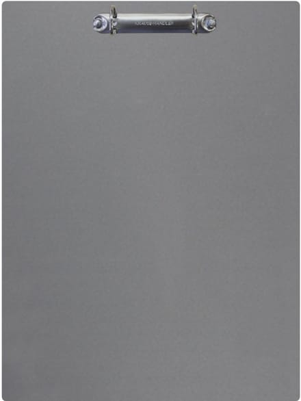 Magnetisch klembord A4 incl. ringband (staand) - Grijs