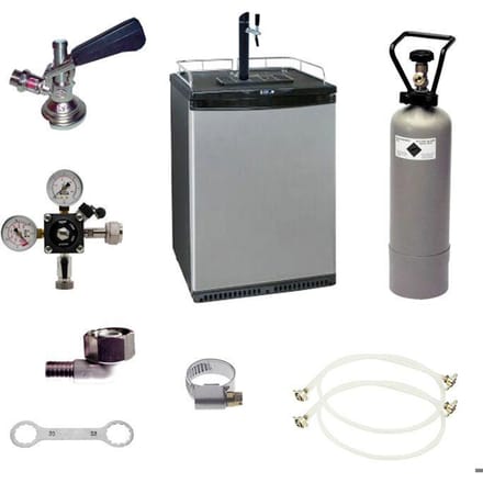 Bier tapkraan - KegMaster® - Complete set - Bierzuil - Compensatiekraan - NC Adapter