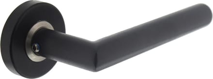 Intersteel Deurkruk Jura op rozet mat zwart