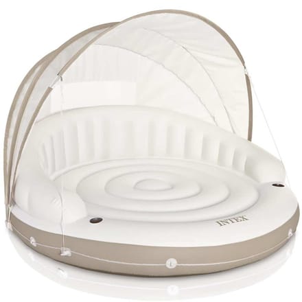 INTEX Loungebed met luifel drijvend eiland 199x150 cm 58292 EU