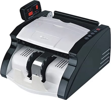 Geldtelmachine - tot 200 biljetten - 28x24,5x18,8cm - zwart wit