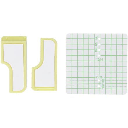 Steekgids Kit Positioneringsplaat Bevestigingen voor Handwerken Steken Naaiben Accessoire beige
