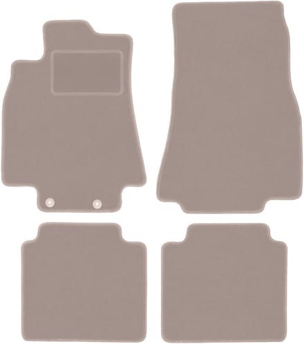 Beige veloursmatten voor: Mercedes B-Klasse W245 hatchback (2005-2011)