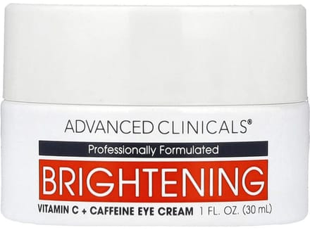 Advanced Clinicals, verhelderende oogcrème met vitamine C en cafeïne, 30 ml