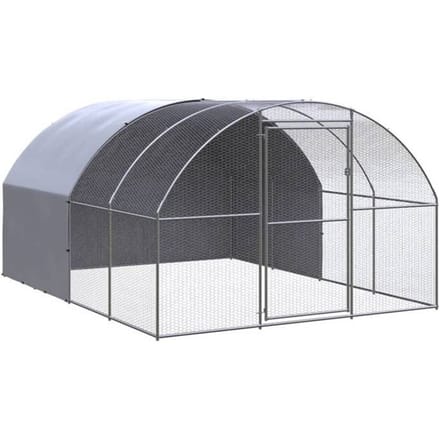 Maison Exclusive - Poulailler d'extérieur 3x4x2 m Acier galvanisé