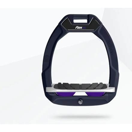 Veiligheidsstijgbeugels Met Grip Blauw/Grijs/Paarse Schuin Flex-On Safe-On