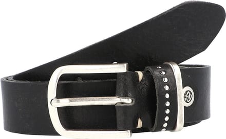 b.belt Leren Riem Cleo Belt W100 Schwarz Zwart