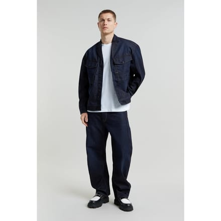 G-Star Bend Jacket Worn In Deep Frisian Night Größe: M | Jeansjacken Outlet | Herren | Schwarz