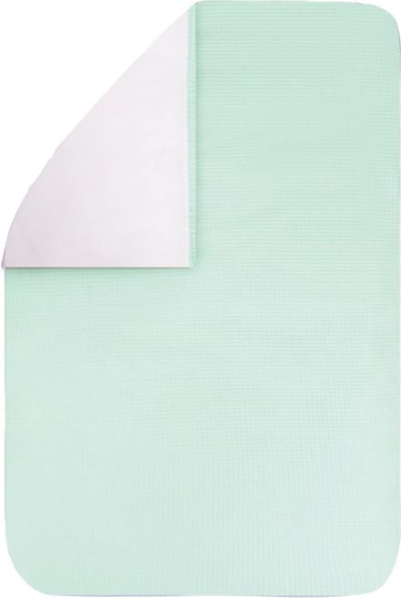 BINK Bedding Dekbedovertrek Wafel (Pique) Mint 80 x 60 (zonder sloop)