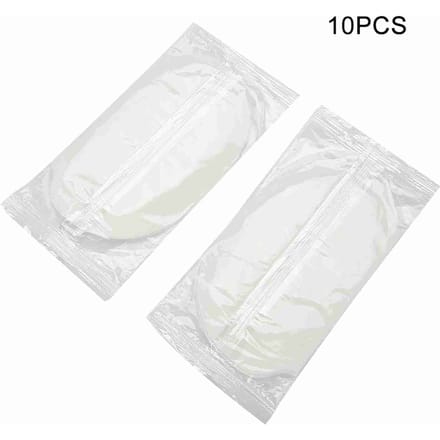 Coussinets absorbants jetables pour aisselles, en coton, unisexe, 20 pièces white