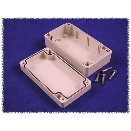 Hammond Electronics 1554C2GY Universele behuizing 120 x 65 x 40 Polycarbonaat Grijs 1 stuk(s)