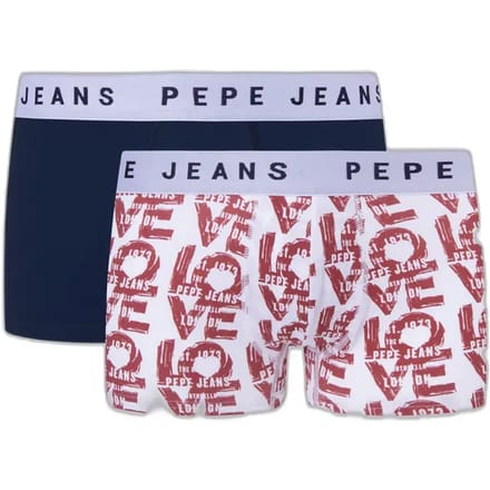 Boksers Pepe Jeans Jeans Love Print Tk (x2)