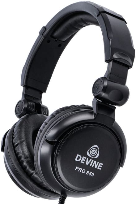 DJ-koptelefoon 53 mm - Devine PRO 850 - Zwart