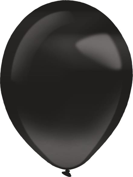 Amscan Ballonnen Pearl 12 Cm Latex Zwart 100 Stuks