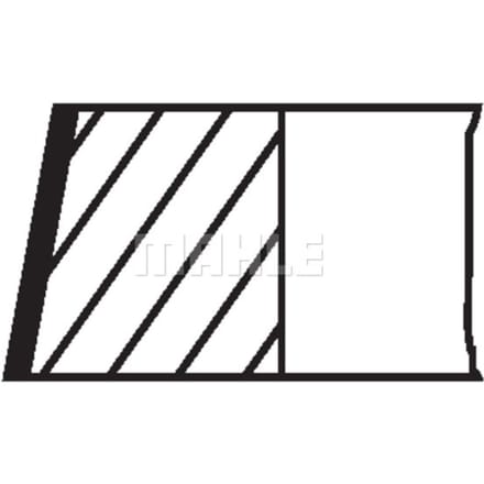 Zuigerveren set MAHLE 034 75 N3