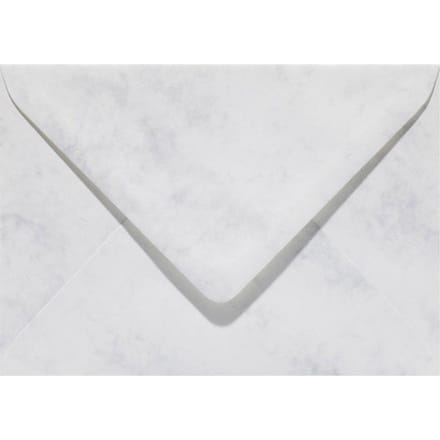Envelop Papicolor EA5 156x220mm marmer grijswit pak à 6 stuks