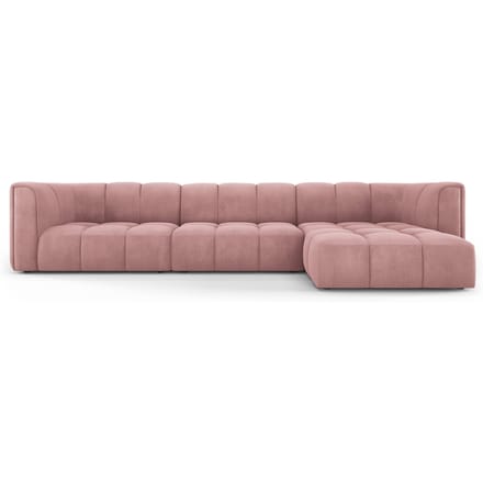 Hoekbank Francesca chenille rechts 5-zits | Milo Casa