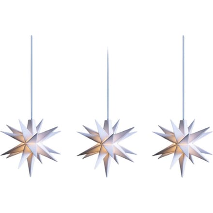 STERNTALER LED lichtketting met babysterren, 3-lamps, wit