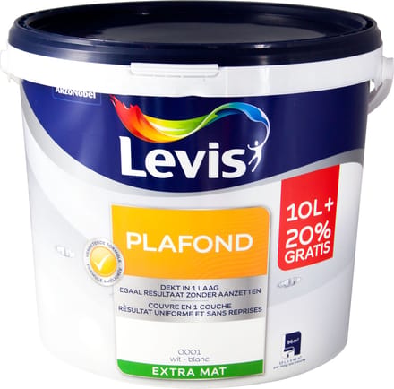 Levis - Plafond - Wit - 12 L
