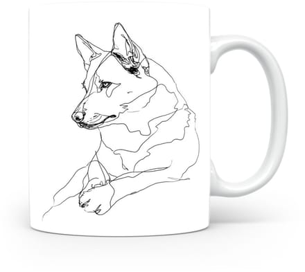 Beker Saarlooswolfhond