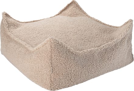 Wigiwama Teddy Square Ottoman / Poef - 80x70x50cm - Biscuit