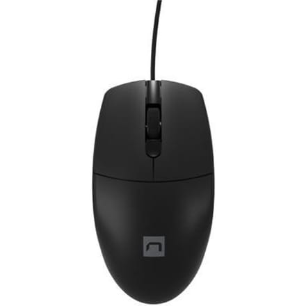 Natec Ruff 2 - mouse - USB - black - Muis - Optisch - 3 knoppen - Zwart