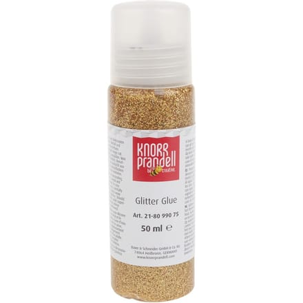 Glitter Glue - Goud, Regenboog