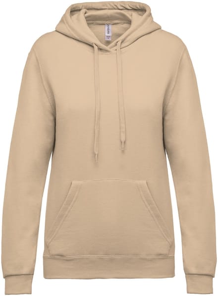 Kariban Eco damessweater met capuchon K473 - Light Sand - XXL