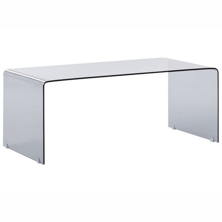 KENDALL - Salontafel - Zwart - Veiligheidsglas