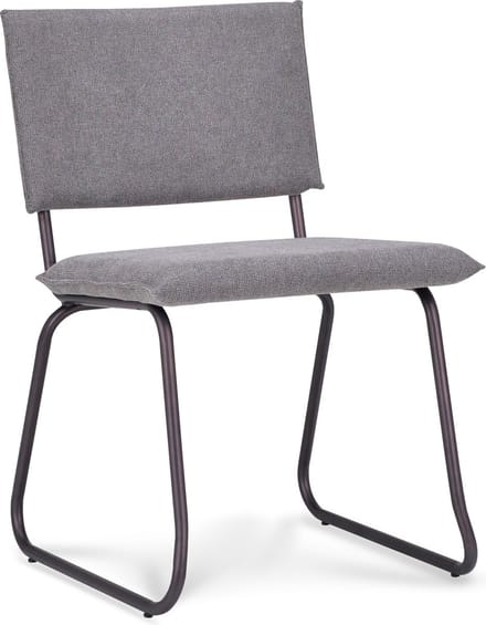 Icon Living - Stoel Jaxon - Stof Bloq Grey - Gun color frame