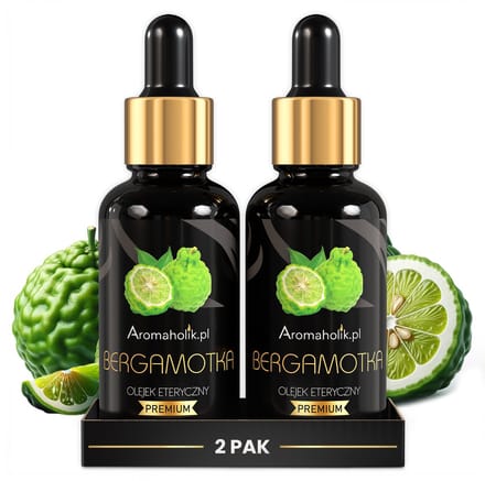 Aromaholik - Bergamot Etherische Olie Set - 2x30ml - Stressverlichting - Natuurlijke Ingrediënten