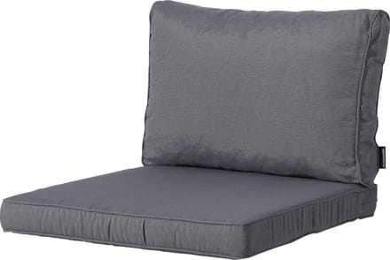 Madison - Loungekussen - Tuinkussen - Zitkussen - Rugkussen - 2-delig - 60 x 60cm - Panama Grijs