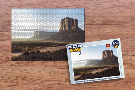 Puzzel Uitzicht op deMonument Valley in Amerika - Legpuzzel - Puzzel 500 stukjes
