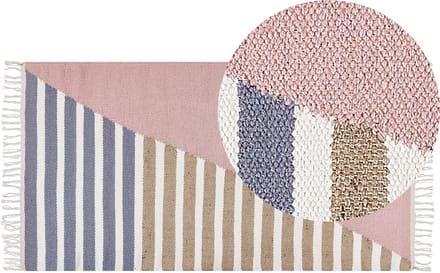 ENGIZ - Modern vloerkleed - Multicolor - 80 x 150 cm - Wol