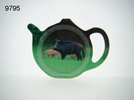 Geharo theetipje wild zwijn – Melamine – 13 cm