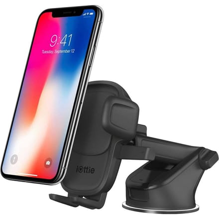 iOttie Easy One Touch 5 Car Mount - Telefoonhouder auto - Dashboard en voorruit - Zwart